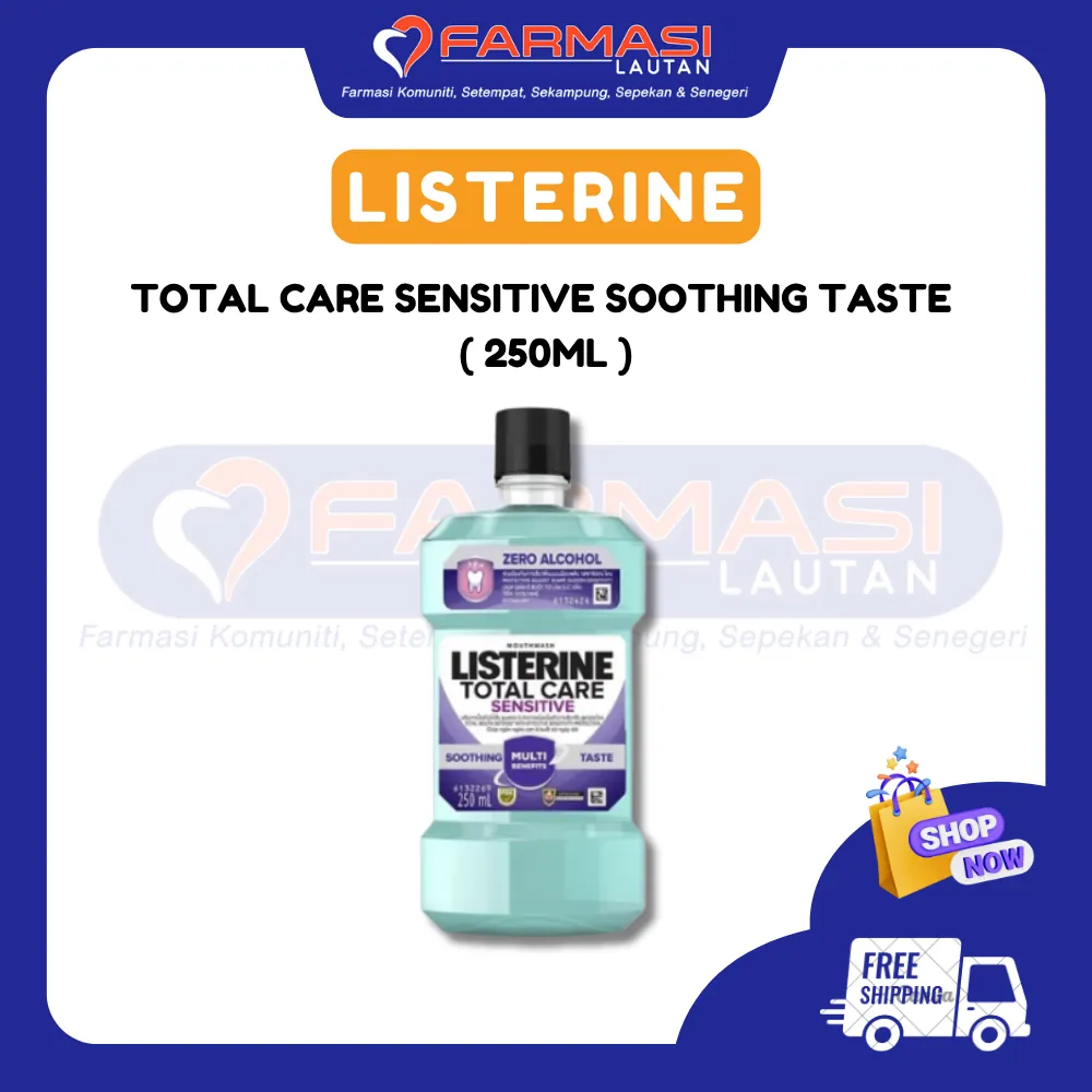 LISTERINE TOTAL CARE SENSITIVE SOOTHING TASTE 250 ML
