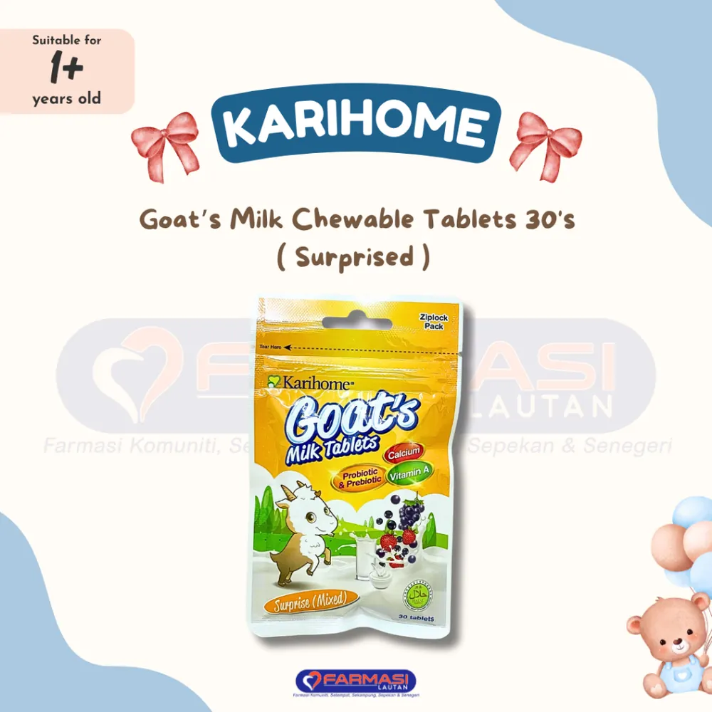 KARIHOME GOAT'S MILK SURPRISE 30 CHWTABS