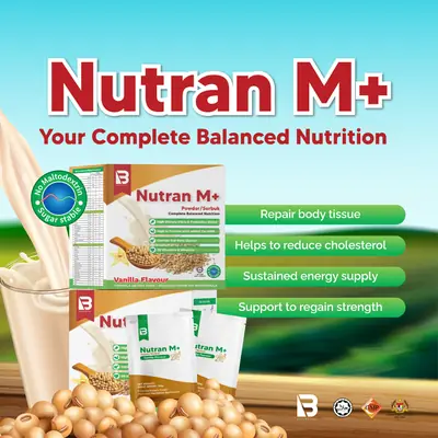 BIOMERIT NUTRAN M+ VANILLA FLAVOUR 50 G 7 SCHTS