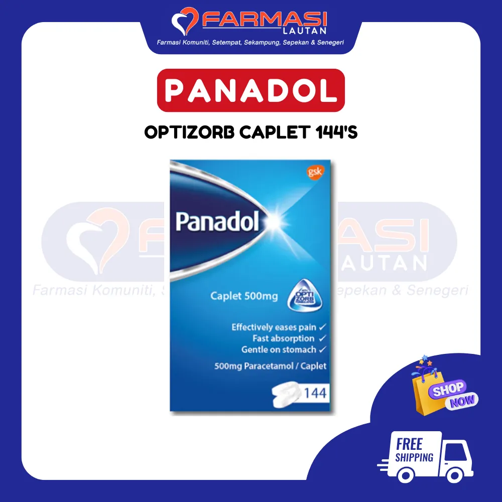 PANADOL OPTIZORB 500 MG 144 CAPLETS