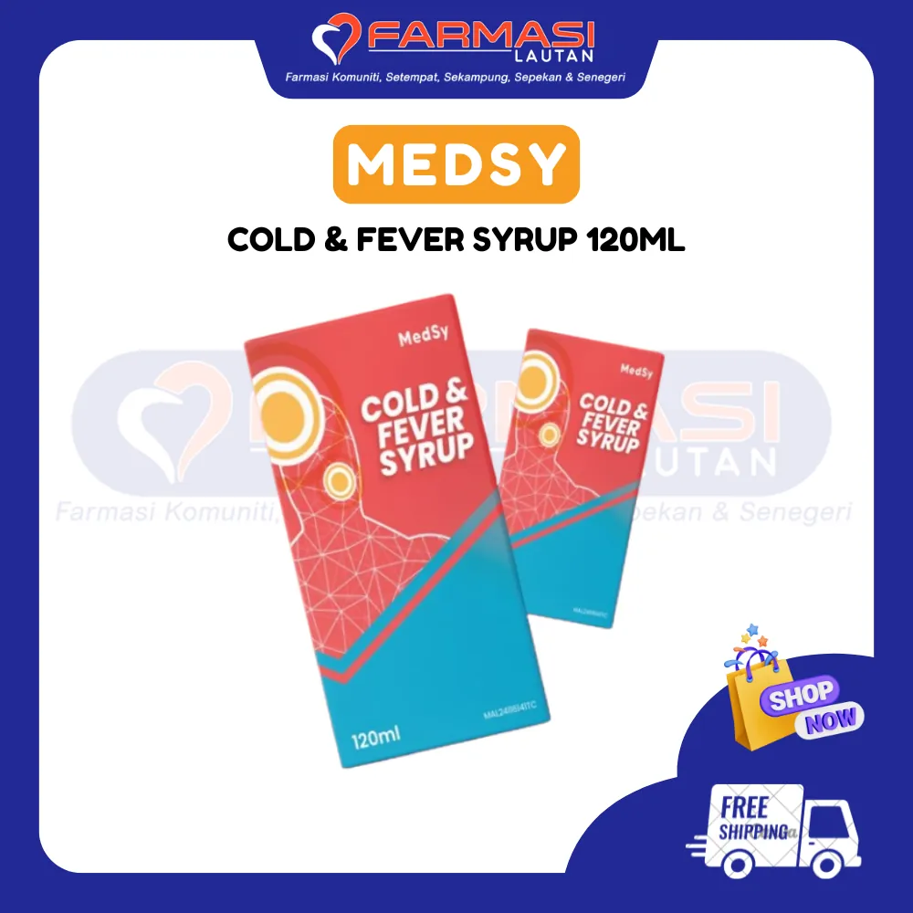MEDSY COLD & FEVER SYRUP 120 ML