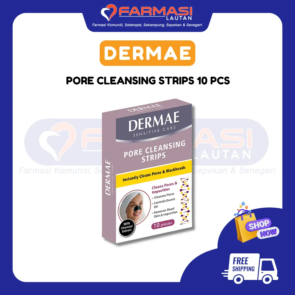 DERMAE PORE CLEANSING STRIPS 10 PCS