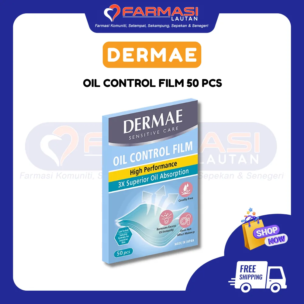 DERMAE OIL CONTROL FILM 50 PCS