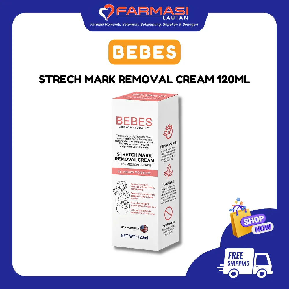BEBES STRETCH MARK REMOVAL CREAM 120 ML