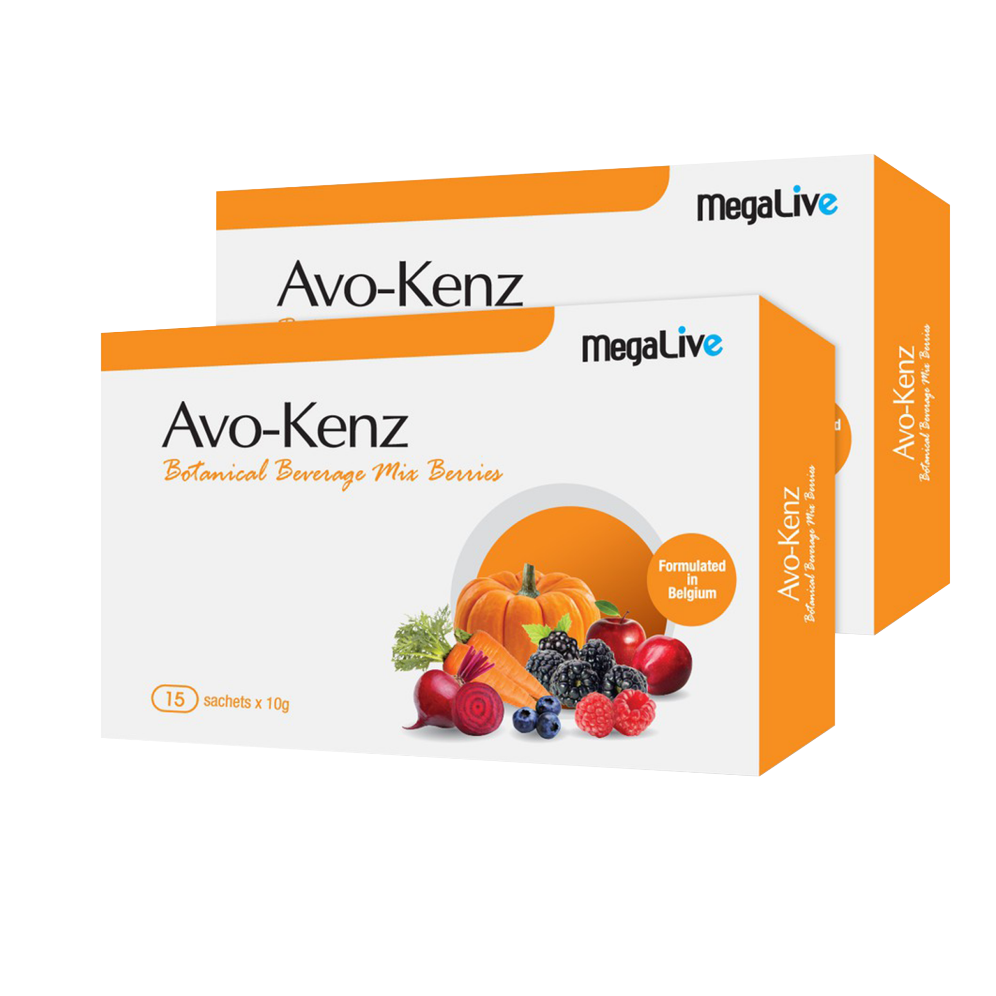 Megalive Avokenz 15 Sachets x 10g Twin Pack Lau & Tan Pharmacy Sdn Bhd